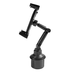 360 Degree Adjustable Car Cup Holder Mount for Tablets & Phones | Flexible Tilt Bracket