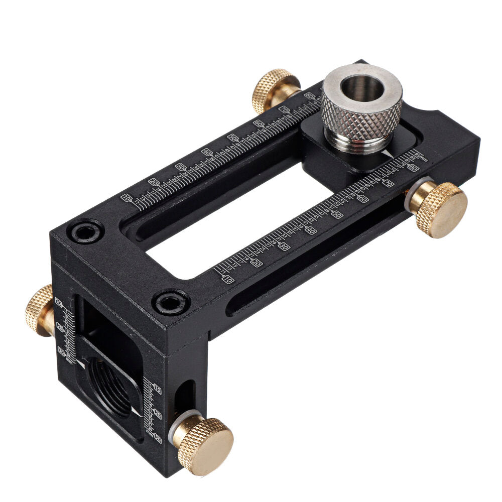 Cabinet Hardware Drill Jig - 6/8/10/12mm Hole Punch Locator for Furniture and Baby Cribs