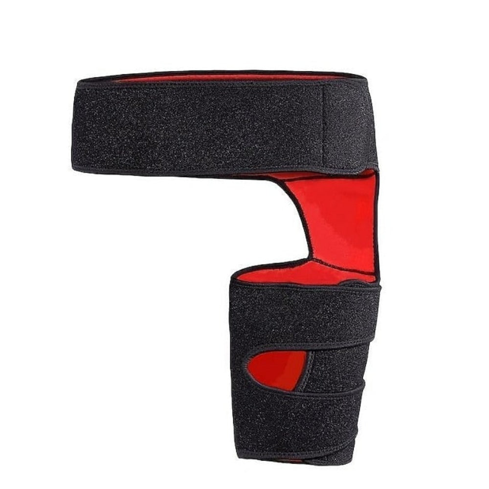 Hip Brace Compression Sleeve for Thigh & Groin Pain Relief, Support for Sciatica & Hip Replacements