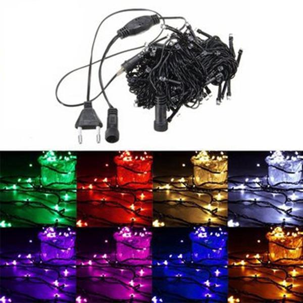 5M 50 LED String Fairy Lights - Outdoor Christmas, Wedding, Party Decor, 220V