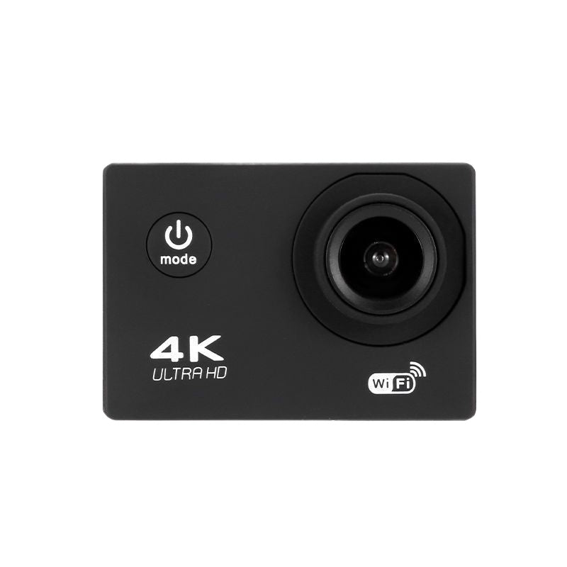 4K Waterproof Action Camera for Motorcycle/Bicycle Helmets, Underwater Mini Camcorder for Sports Recording