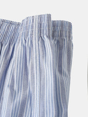 Herren-Boxershorts aus 100 % Baumwolle, bunt, gestreift, lockere Passform, elastischer Bund, atmungsaktiv