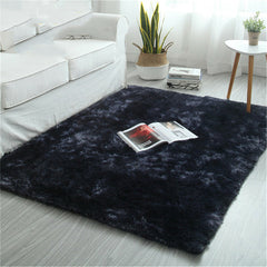 150x240cm Tie-Dyed Gradient Long-Haired Anti-Slip Carpet for Bedroom, Living Room, Study Room