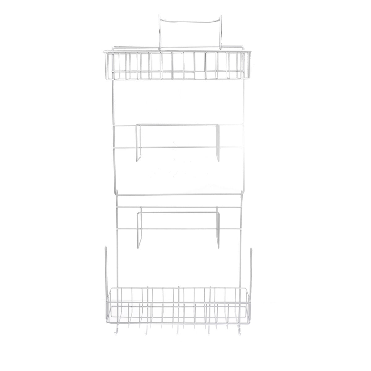 Five-Tier Steel Over Sink Dish Drying Rack - Multifunctional Kitchen Counter Storage