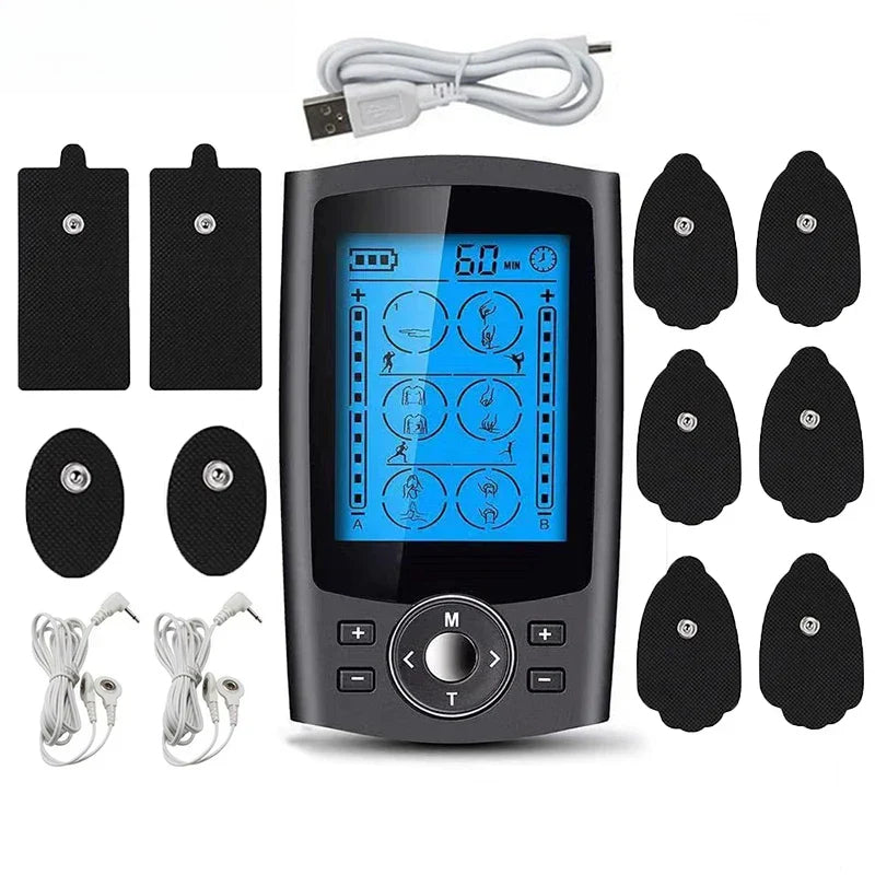 Tens EMS Muscle Stimulator, 36-Mode Electric Acupuncture Body Massage, Digital Therapy Slimming Electrostimulator