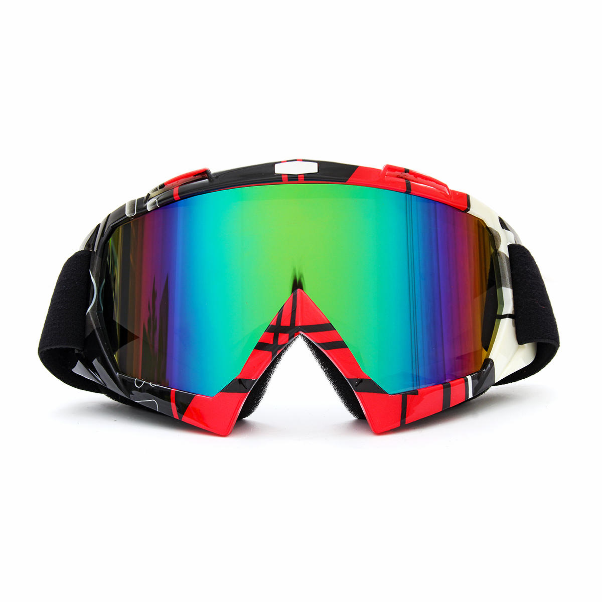 Detachable Motorcycle Ski Goggles - UV Protection, Anti-Radiation, Windproof Riding Glasses