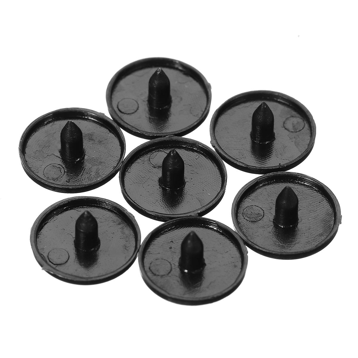 1000PCS T3/T5/T8 Black Resin Snap Buttons for Cloth Diapers and Crafts