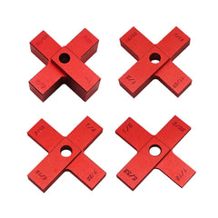 4-Piece Woodworking Cross Height Gauge Measurement Tool Set