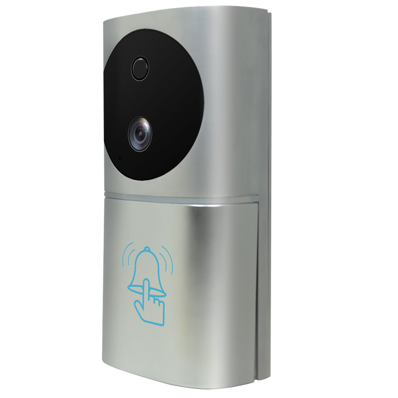 Smart Home WiFi Video Türklingel 1080P, 160 Grad IR Nachtsicht, Kabellos mit Bewegungssensor