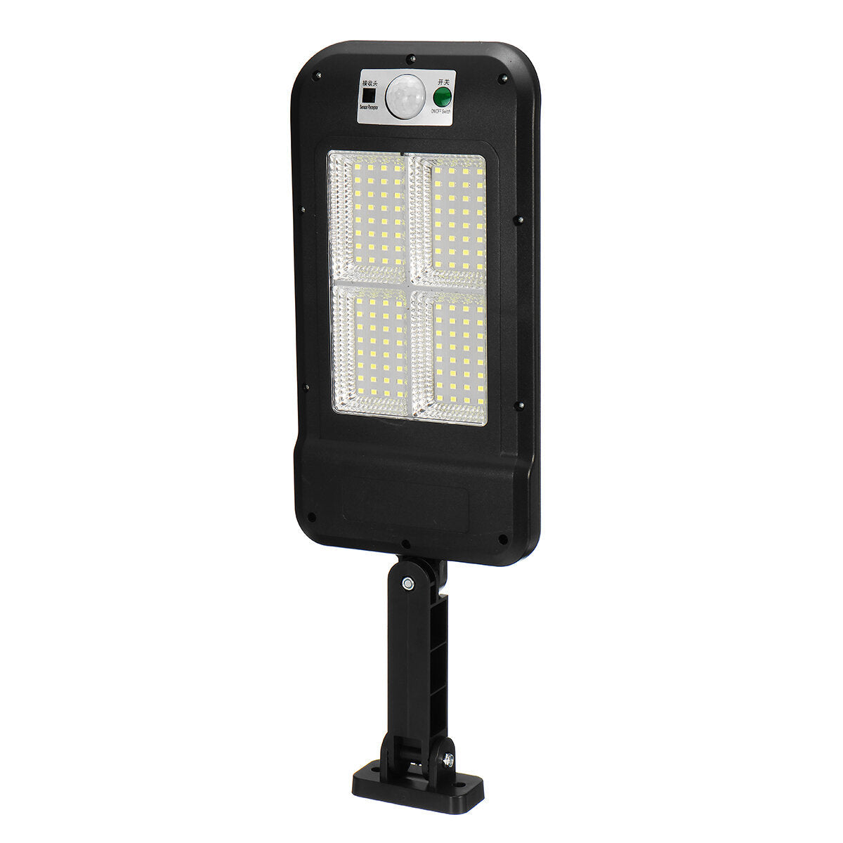 128 LED Solar-Powered Street Light with Remote Control and Motion Sensor for Rural Areas