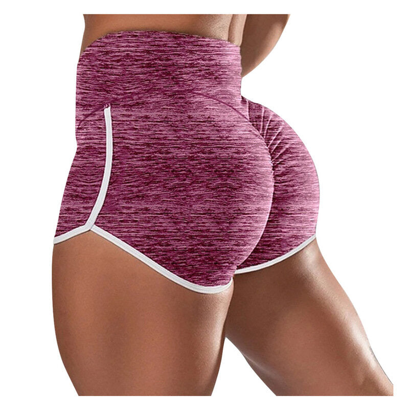 Hochelastische Yoga-Shorts für Damen – Po-Lift, atmungsaktiv, Übergröße, Fitness- und Lauf-Activewear