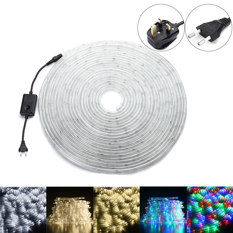 14M SMD3014 Waterproof Flexible LED Strip Light - Colorful, Warm White, White, AC220V