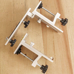 Adjustable Rail Lift Clamps with Sliding Tenon for Different Table Heights