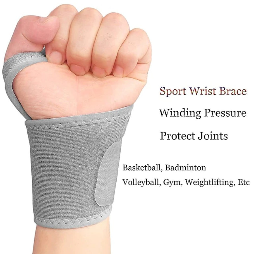 Adjustable Wrist Support Brace for Carpal Tunnel, Arthritis & Tendinitis Pain Relief - 1 Pack