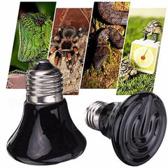 110V 60mm Pet Ceramic Emitter Heater for Reptiles - 25W/50W/75W/100W