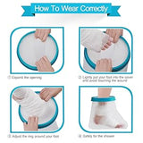 Waterproof Foot Cast Cover - Reusable Wound Protector for Shower & Bath