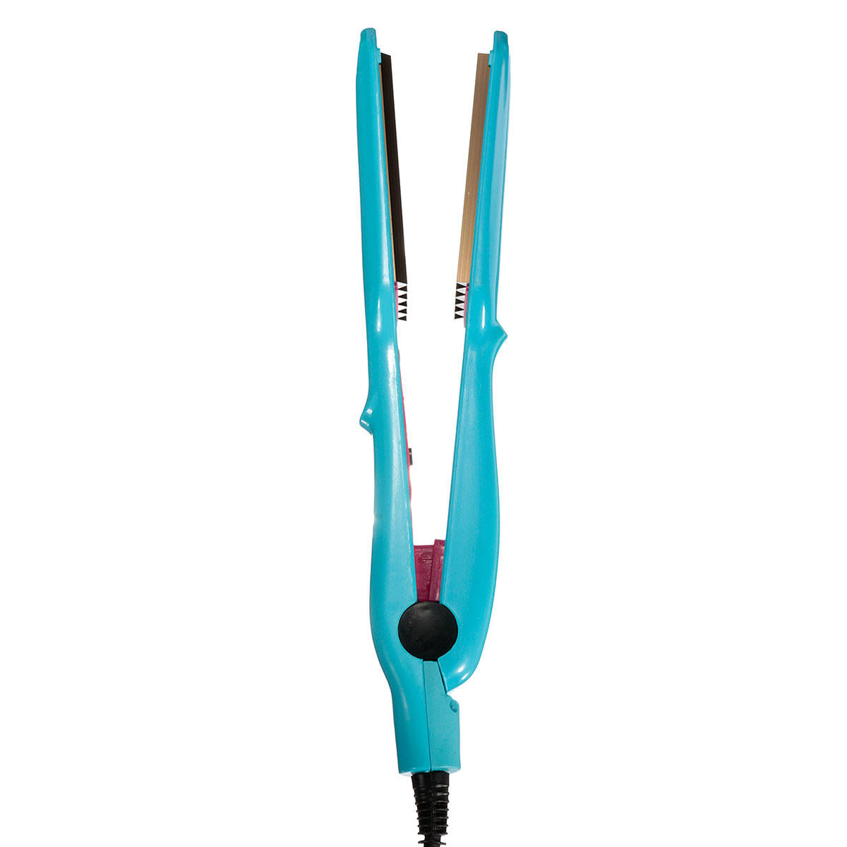 Ceramic Hair Crimper and Curler Iron with 5-Speed Temperature Control - Anion Wave Curling Wand