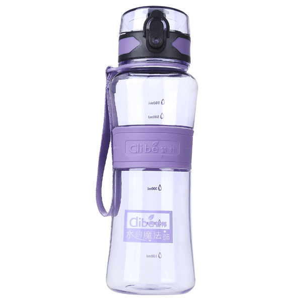 Leak-proof High Capacity Sport Water Bottle with Seal Nozzle, Cover, and Filter for Bicycle Travel