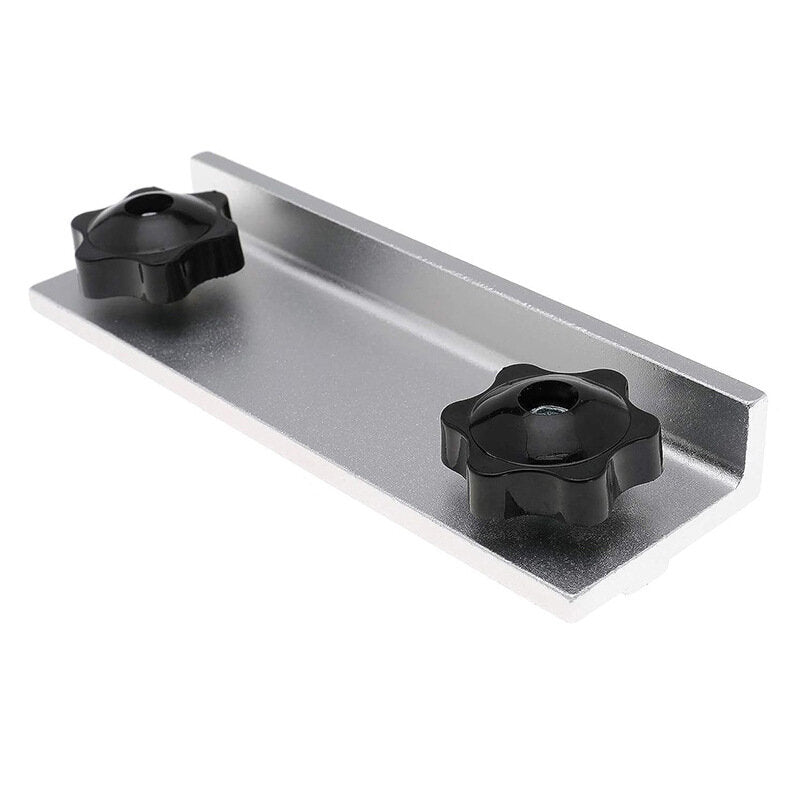 Aluminum Alloy T-Track Stop Kit with Knobs for Woodworking Projects