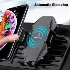 15W Wireless Car Charger Stand for Ulefone Power Armor 18/18T Ultra - Fast Charging and Secure Mount