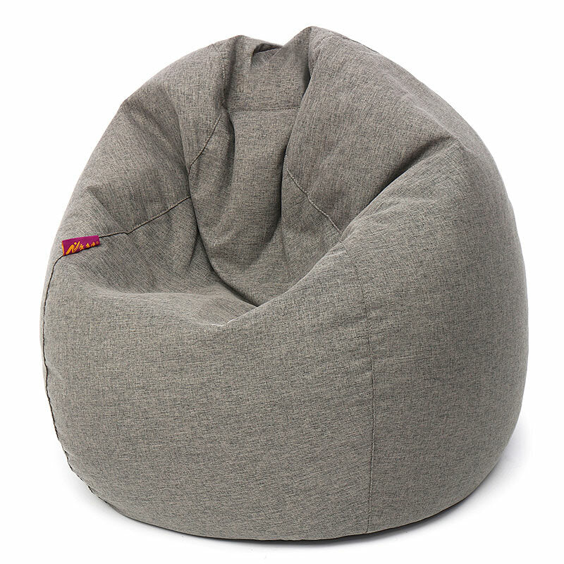 Modern Soft Bean Bag Chair Cover - Indoor Lazy Lounger for Kids & Adults, Couch Sofa Replacement