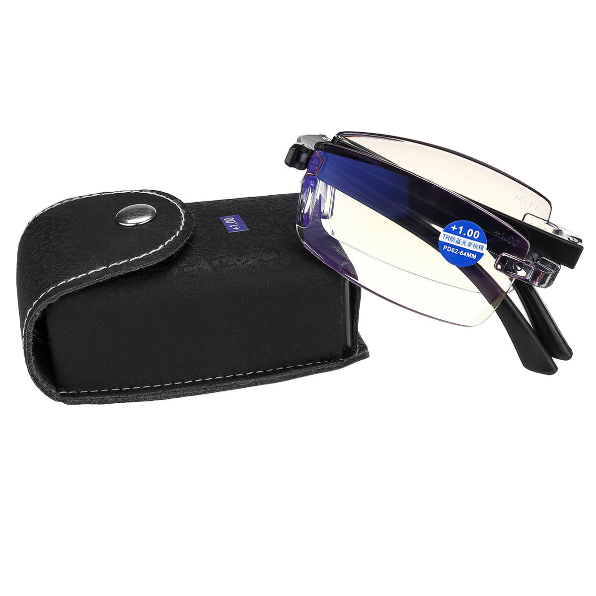 Ultra Light Anti-Blue Unisex Folding Reading Glasses - Anti-Fatigue, Comfortable, Fashionable