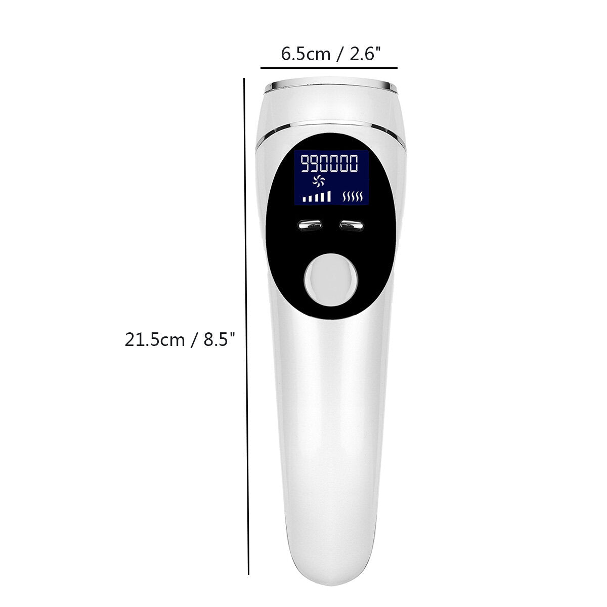 DIY IPL-Laser-Haarentfernungsgerät – 999.999 Blitze, 5 Stufen, schmerzloser Epilierer-Haarentferner