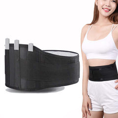 Lumbar Waist Support Belt - Strong Lower Back Brace for Sports and Pain Relief