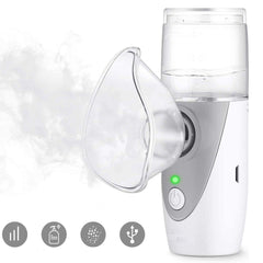 Portable USB Charging Ultrasonic Nebulizer - Handheld Inhaler for Children & Adults