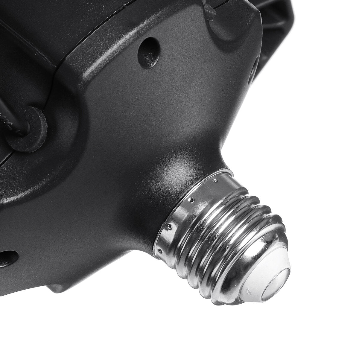 200W E27 LED Faltbare Garagenleuchte mit Lüfterflügeln für Werkstatt, Fitnessstudio und Decke