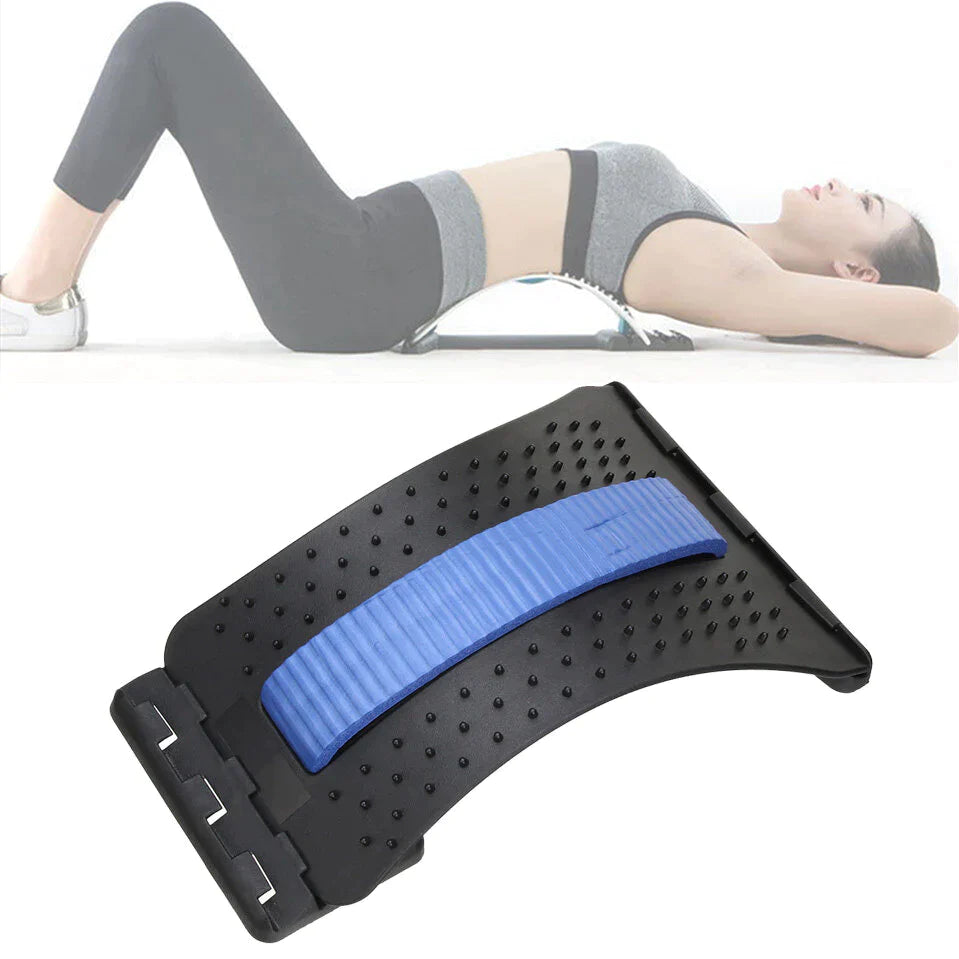 Adjustable 3-Level Back Massage Posture Corrector & Lumbar Support Fitness Core Trainer