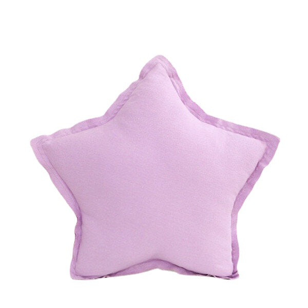 Creative Star Heart Shape Throw Pillow - Cotton Cloth Cushion for Sofa, Bed, Car, Office, Home Decor