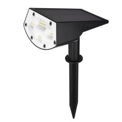 20 LED Solar Spot Lights for Outdoor Landscape, Garden, Pathway, and Lawn Lighting