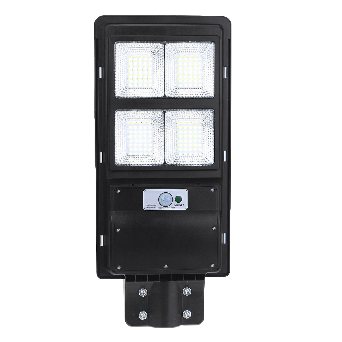 140/210/280 LED Solar Street Light - 60/90/120W Outdoor Sensor Garden Lamp with Remote Control