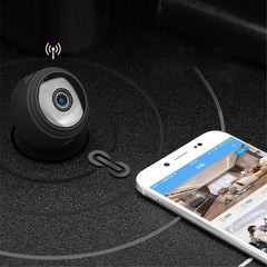 1080P WiFi Mini Hidden Camera - Night Vision, Motion Detection, Remote Monitoring, Wireless Nanny Home Security