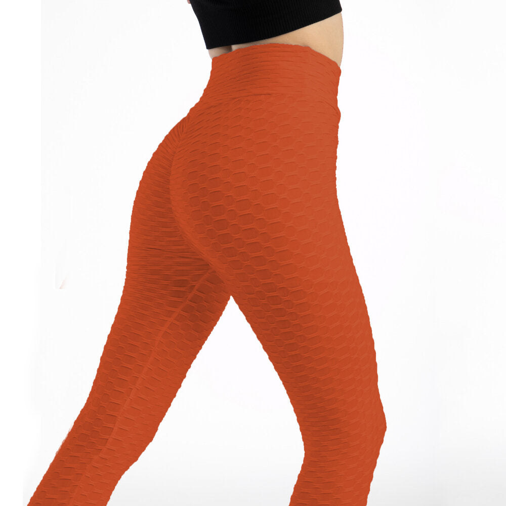 Anti-Cellulite-Yogahose mit hoher Taille in Übergröße – Nylon, superdehnbare Workout-Leggings für Damen