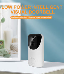 1080P 2MP WiFi Wireless Video Doorbell Camera, IP65 Waterproof, Infrared Night Vision, Intelligent Security Surveillance