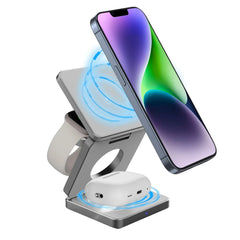 Magnetic Wireless Fast Charger for iPhone, Huawei, Xiaomi, Apple Watch, AirPods