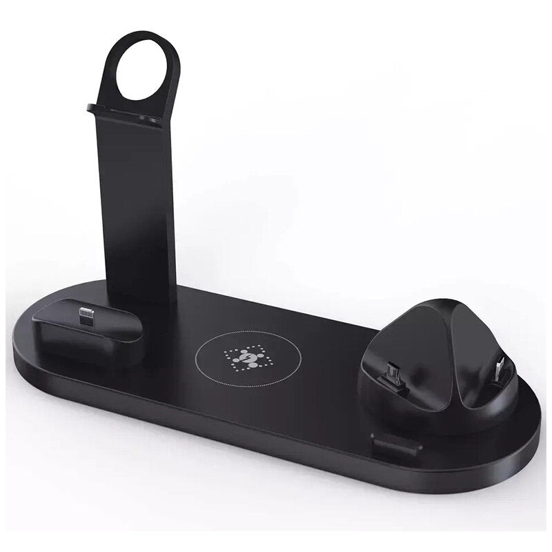 Fast Wireless Charger Pad & Stand for iPhone, Samsung, Huawei, AirPods, Watch