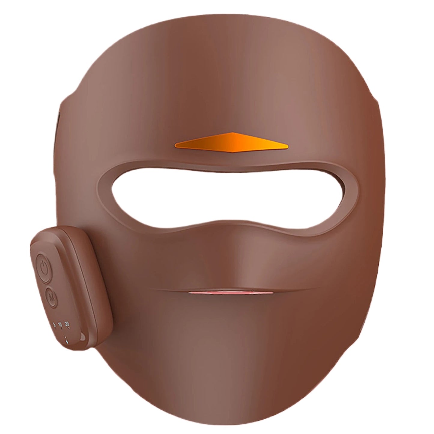 Rechargeable LED Red Light Therapy Face Mask - Red, Infrared, Blue & Orange Light for Anti-Aging & Acne - Home Use with Timer