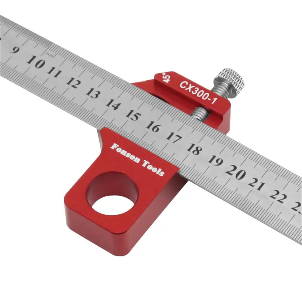 300mm Combination Square - Carpenter Angle Ruler with 45/90 Degree Marking