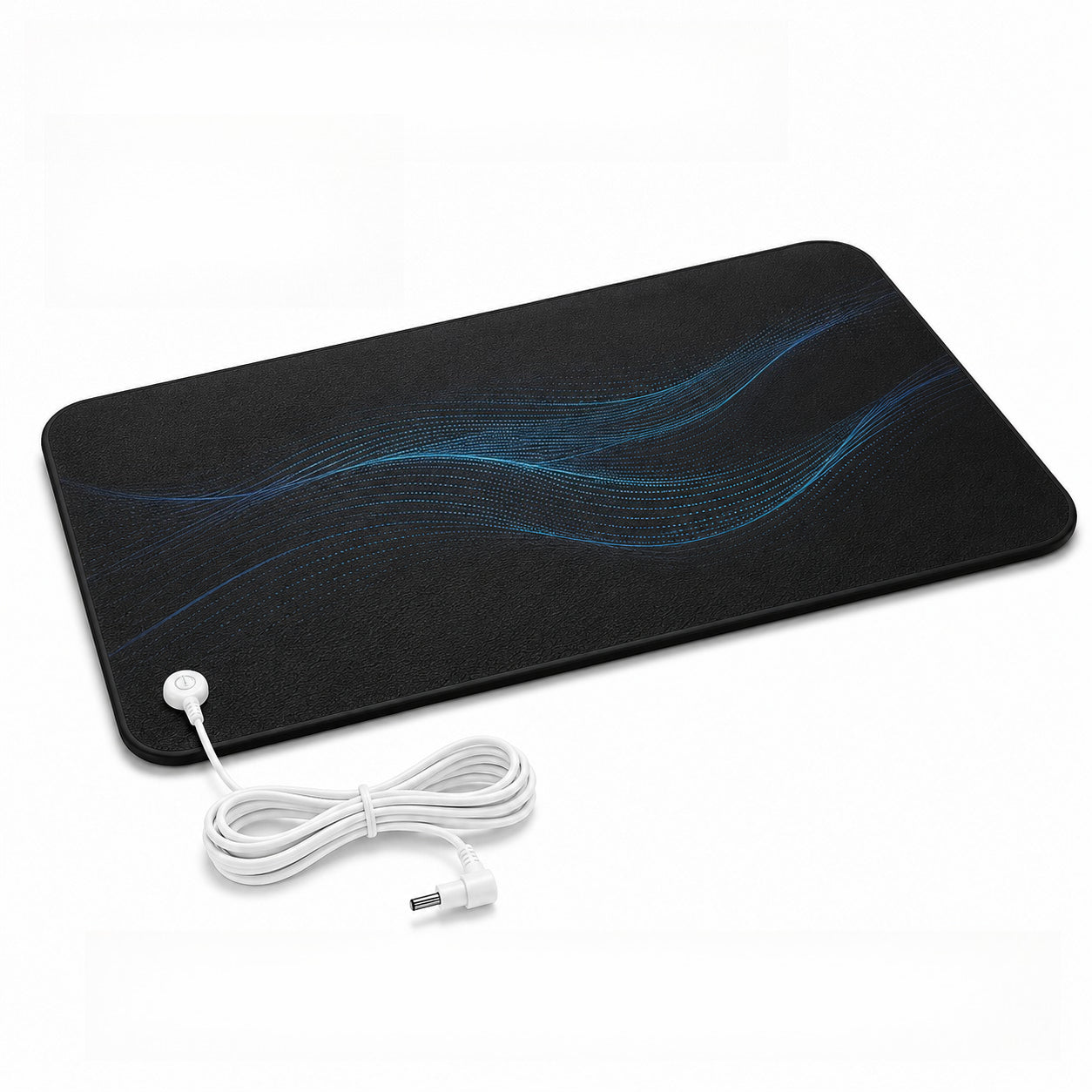 7HealthWell | EarthSc™ Ultra-Thin Grounding Mat (Black) - For Enhanced Relaxation & Daily Well-being