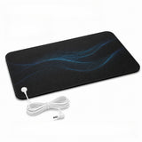 7HealthWell | EarthSc™ Ultra-Thin Grounding Mat (Black) - For Enhanced Relaxation & Daily Well-being