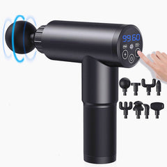 608 Smart Mini Massage Gun - Six-Gear, Big Stroke, USB Charging, Low Noise, Muscle Relaxation Fascia Gun