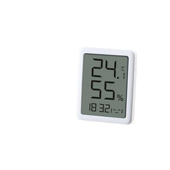 Digitales Thermometer-Hygrometer mit E-Ink-Bildschirm und großem LCD-Display – Temperatur- und Feuchtigkeitssensor