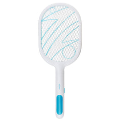 Rechargeable 2000mAh Electric Mosquito Swatter - Portable 3-Layer ABS Safety Grid Bug Zapper for Home Use