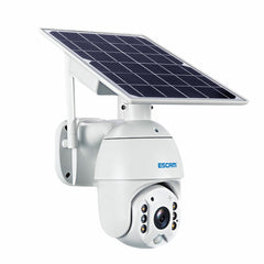 1080P IP Camera with Solar Panel, Cloud Storage, Full Color Night Vision, Two-Way Audio, PIR Alarm, IP66 Waterproof, WIFI