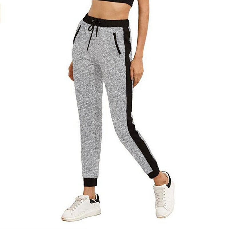 Jogging-Trainingsanzüge für Damen – Sporthose fürs Fitnessstudio mit Yoga-Taille und Tasche oben