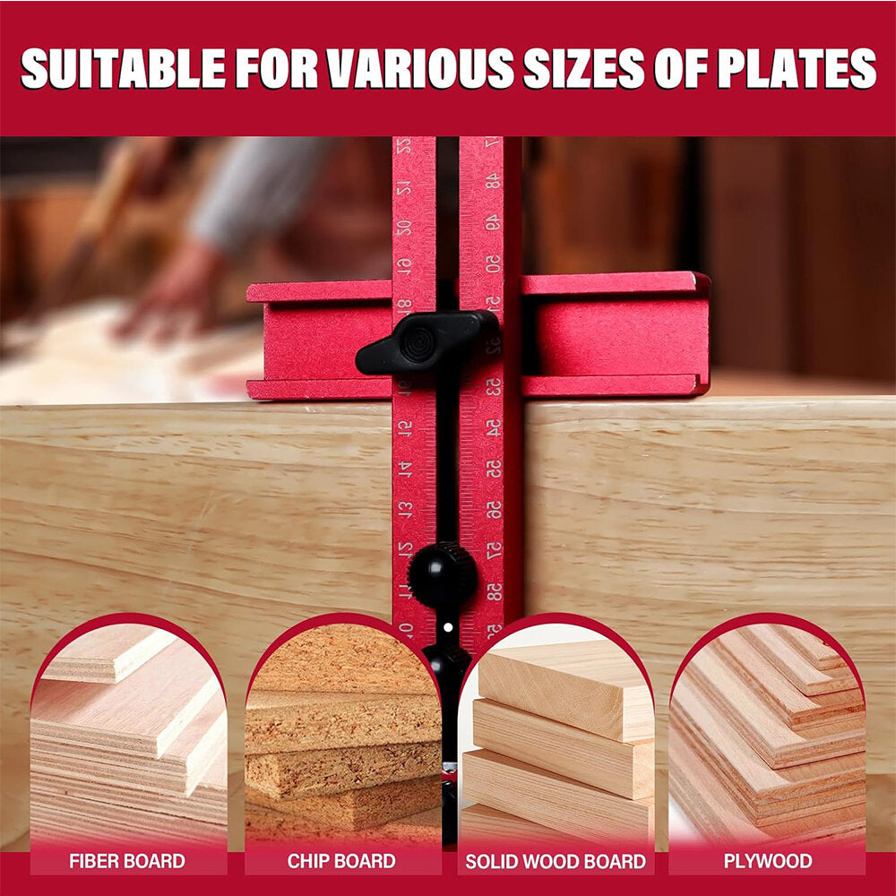 4-in-1 Router Milling Tool: Dual Unit Woodworking & Cutting Circular Bracket