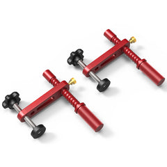 2-Pack Bench Dog Hole Clamps for MFT Table - Fast Acting, Protective Pads, Ideal for Woodworking